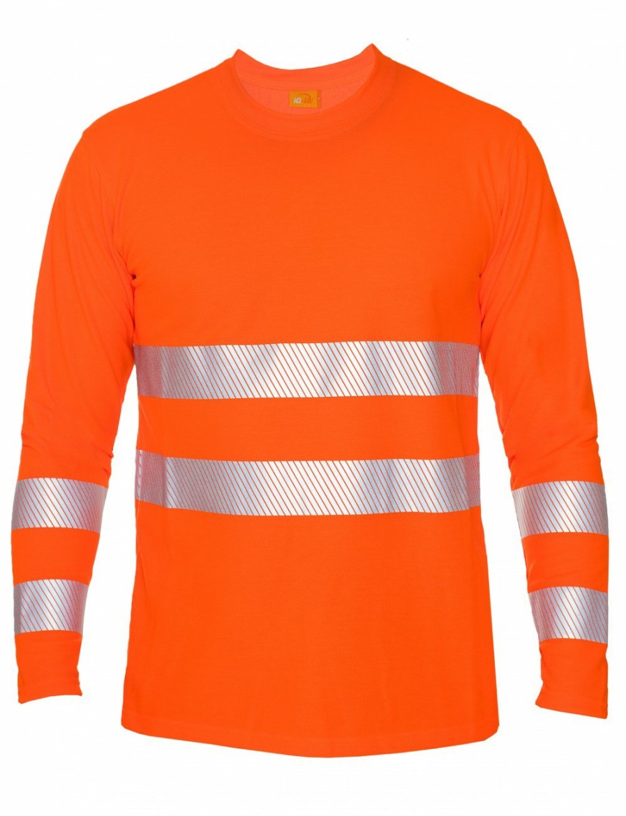 Arbeitsschutz IQ UV | Uv Langarmshirt Arbeitsschutz Hochsichtbar