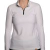 Freizeit IQ UV | Uv Aqua Zip Up Shirt Fur Damen