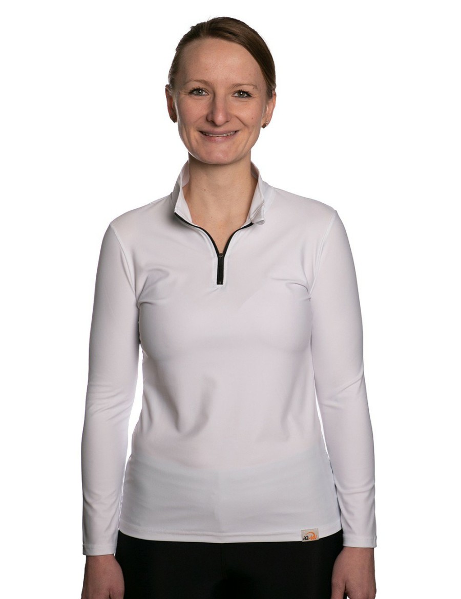 Freizeit IQ UV | Uv Aqua Zip Up Shirt Fur Damen