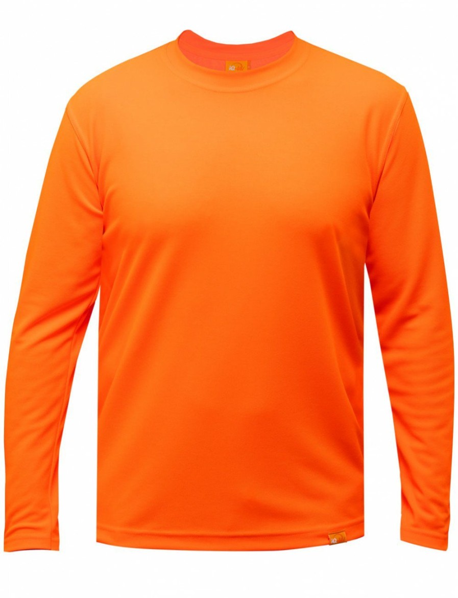 Freizeit IQ UV | Uv Langarm Shirt Fur Herren Outdoor Mit Rundhals