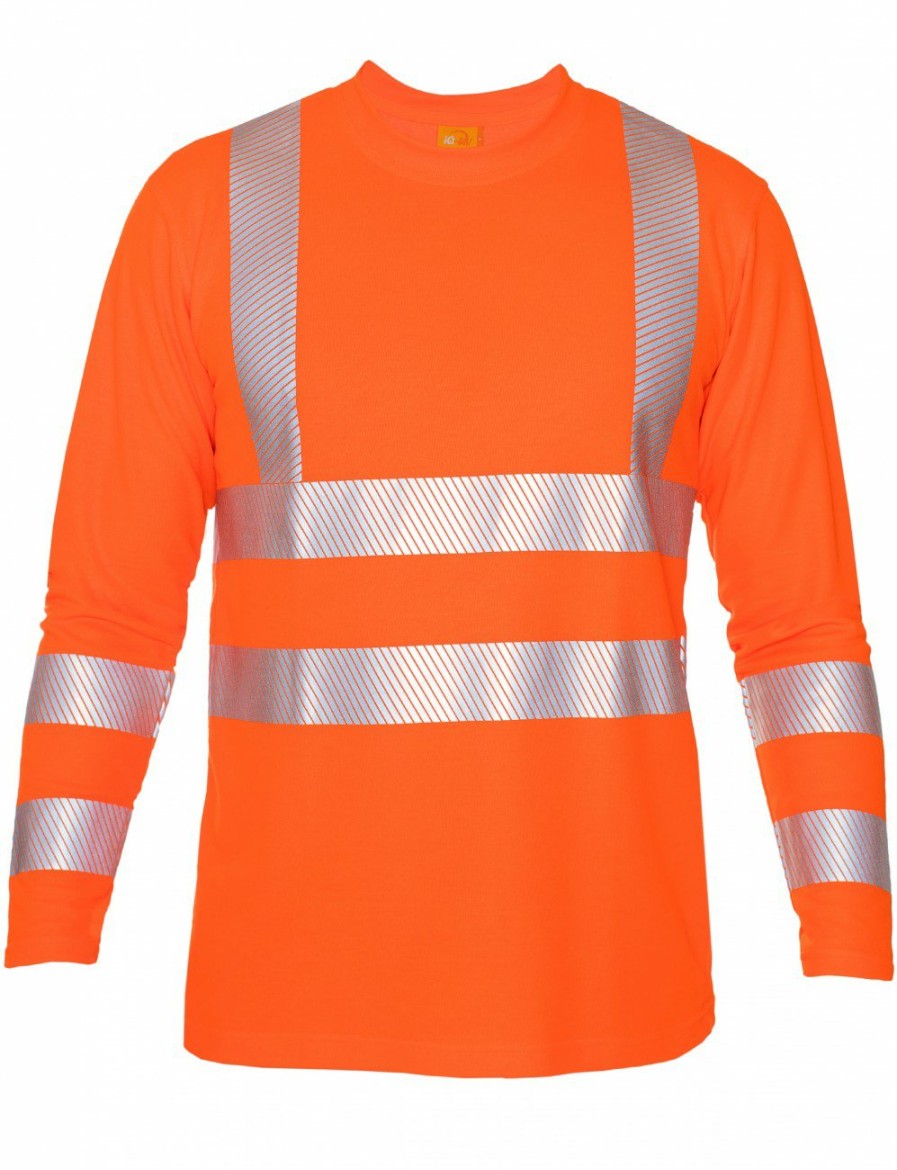 Arbeitsschutz IQ UV | Hochsichtbares Uv Langarmshirt Arbeitsschutz