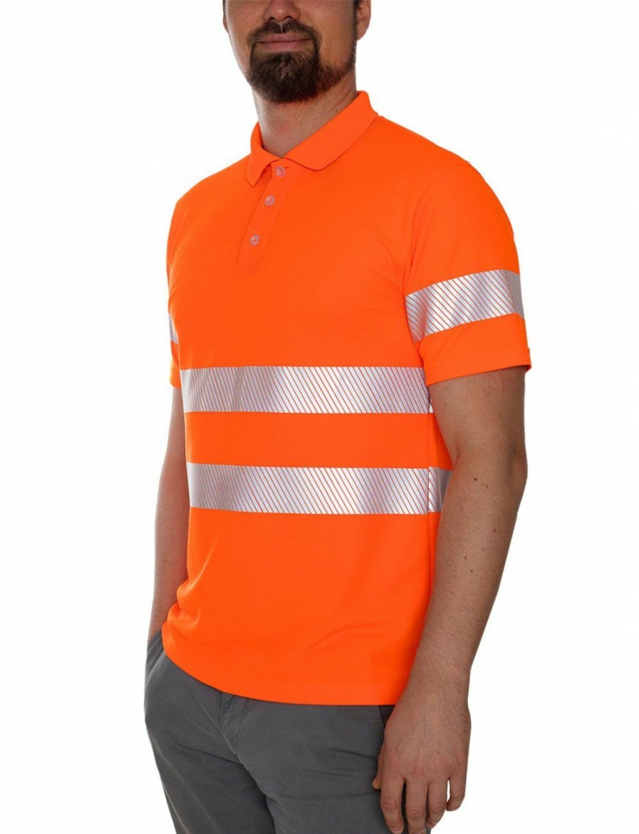 Arbeitsschutz IQ UV | Uv Polo Shirt Arbeitsschutz Hochsichtbar