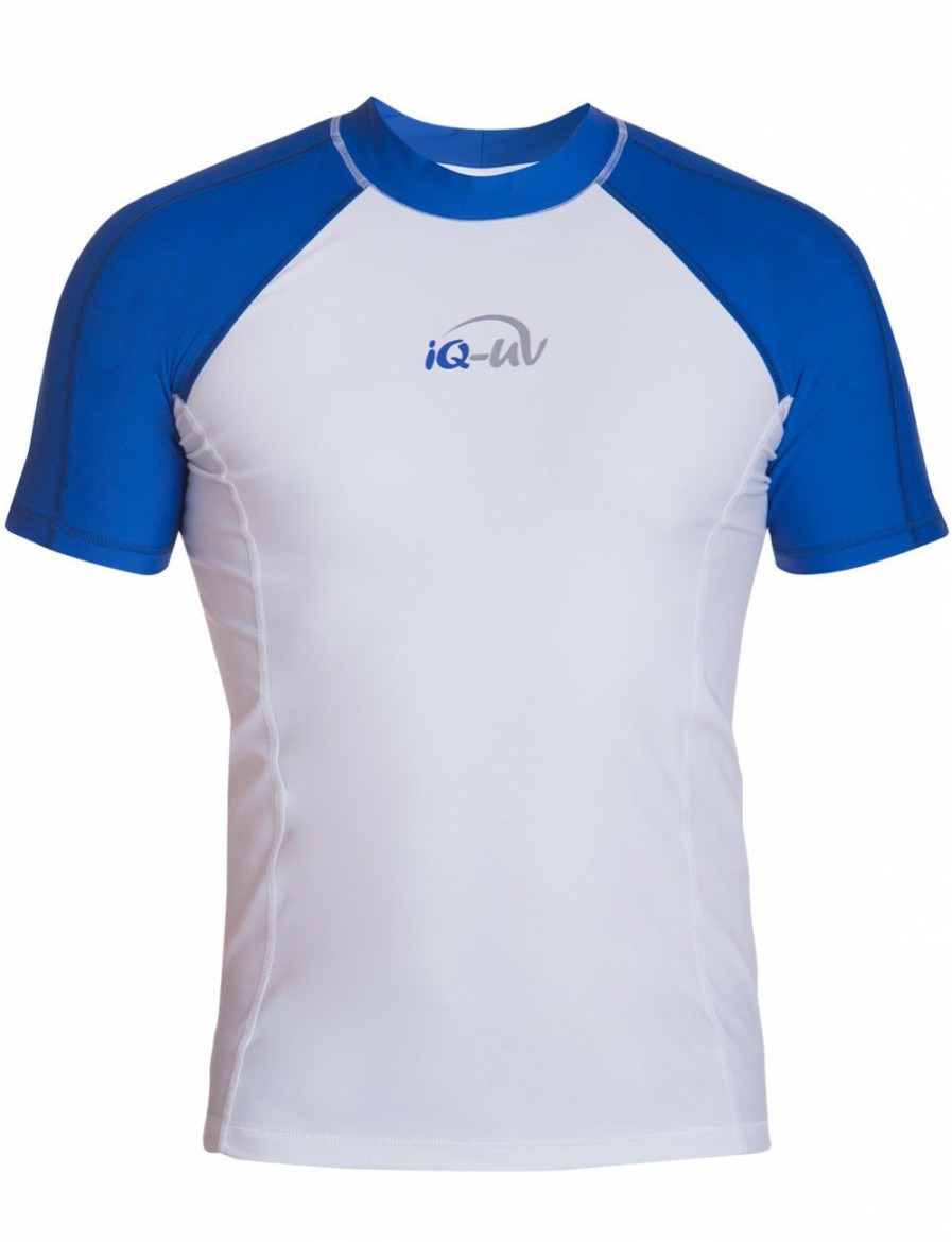 Wassersport IQ UV | Uv Aqua Herren Shirt / Zweifarbig Enganliegend