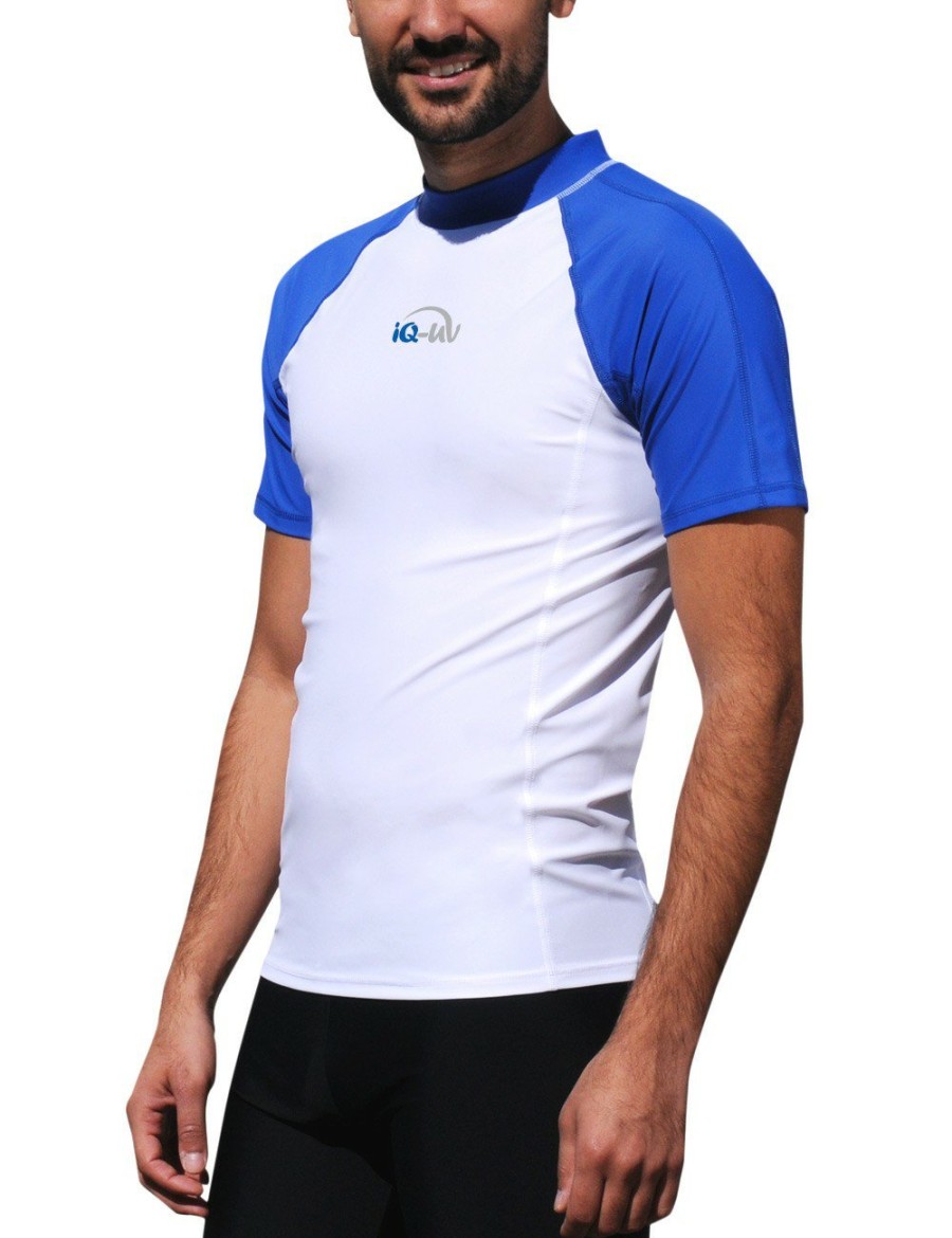 Wassersport IQ UV | Uv Aqua Herren Shirt / Zweifarbig Enganliegend