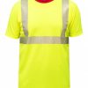 Arbeitsschutz IQ UV | Uv T-Shirt Rettungsdienst S-K2 Gelb Hochsichtbar Reflexstreifen