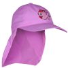 Outdoor IQ UV | Uv Schutz Kappe Candy In Pink Mit Nackenschutz Fur Madchen