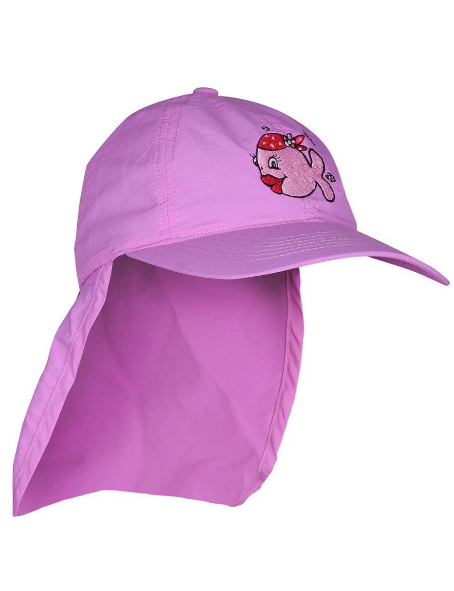 Outdoor IQ UV | Uv Schutz Kappe Candy In Pink Mit Nackenschutz Fur Madchen