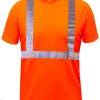 Arbeitsschutz IQ UV | Uv T-Shirt Schulterstreifen Arbeitsschutz Hochsichtbar Kl.2