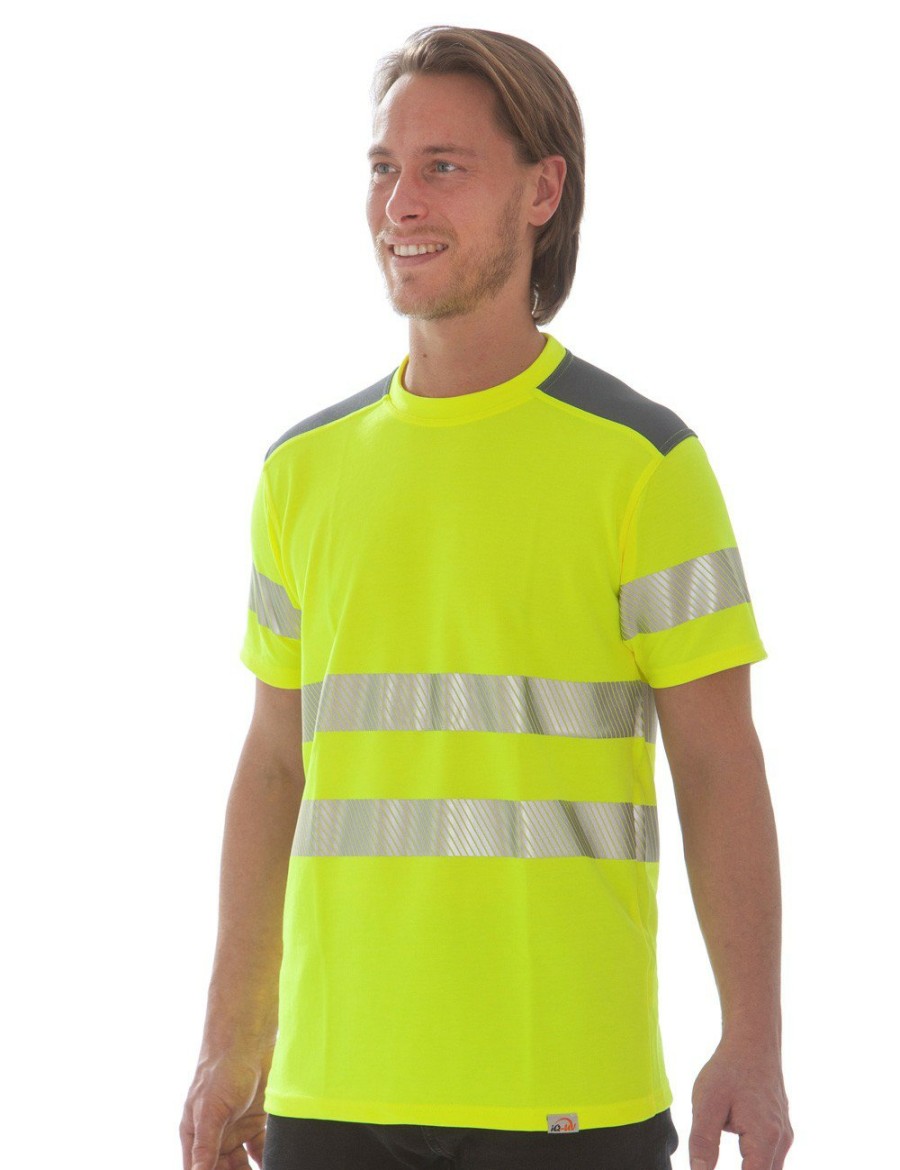 Arbeitsschutz IQ UV | Uv Hivi T-Shirt 2C Kl.2